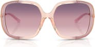 COACH 56mm Square Gradient Sunglasses