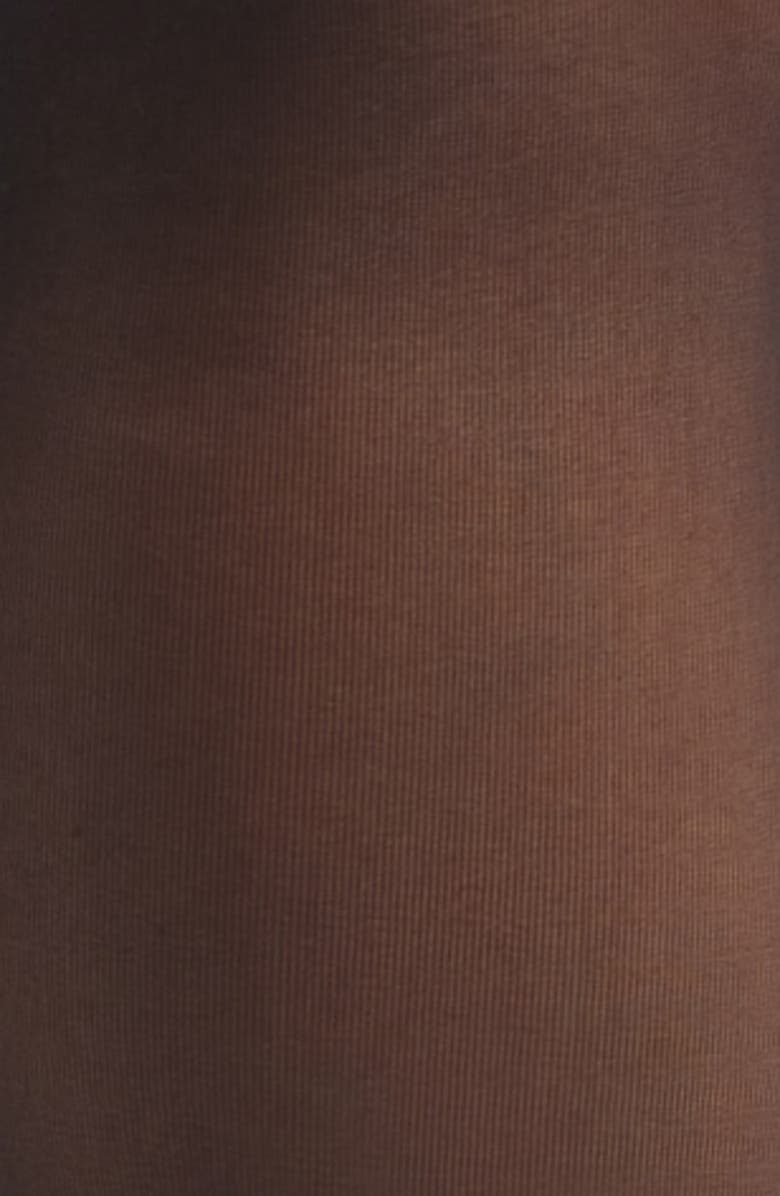 Hue Sheer Control Top Tights, Alternate, color, Black