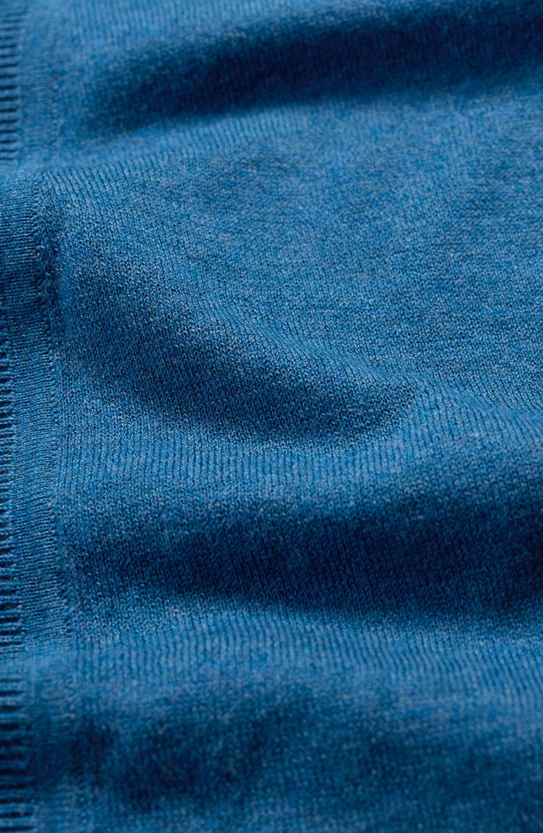 Seasalt Cornwall Vanessa Organic Cotton Open Front Crop Cardigan, Alternate, color, Knit Melange Sailor