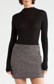 A.L.C. Hugh Mock Neck Rib Sweater