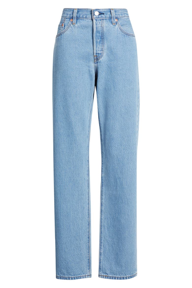 501® '90s Lightweight Relaxed Straight Leg Jeans, Alternate, color, STONE TODAY MID