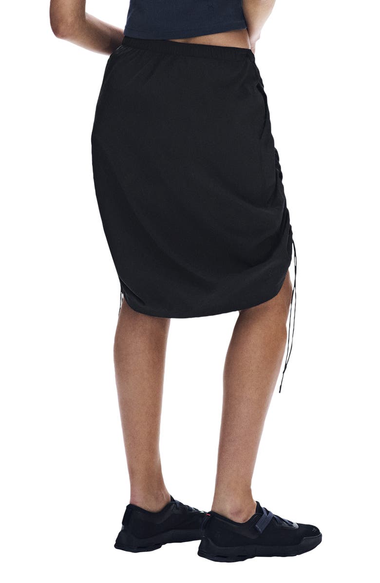 On x Zendaya Drawstring Midi Skirt, Alternate, color, Black