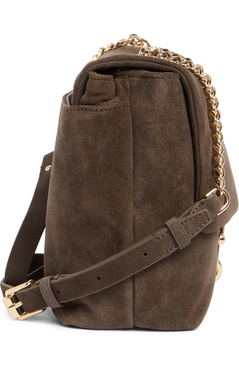 Rebecca Minkoff Edie Suede Flap Shoulder Bag, Alternate, color,
