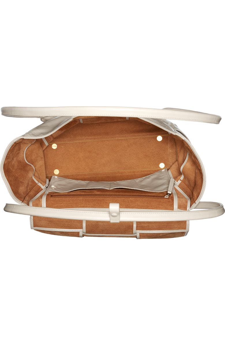 Bottega Veneta Arco Paper Leather Shoulder Bag, Alternate, color,