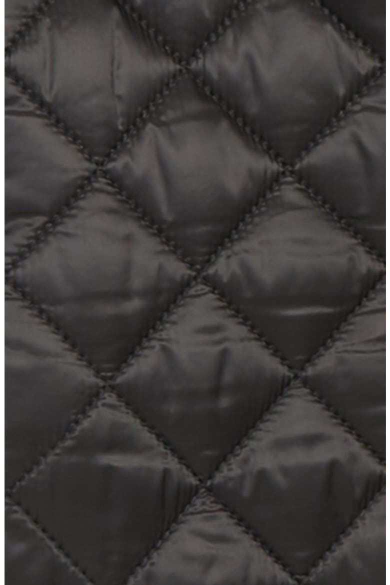 Lyle Diamond Quilted Jacket, Alternate, color, BLACK
