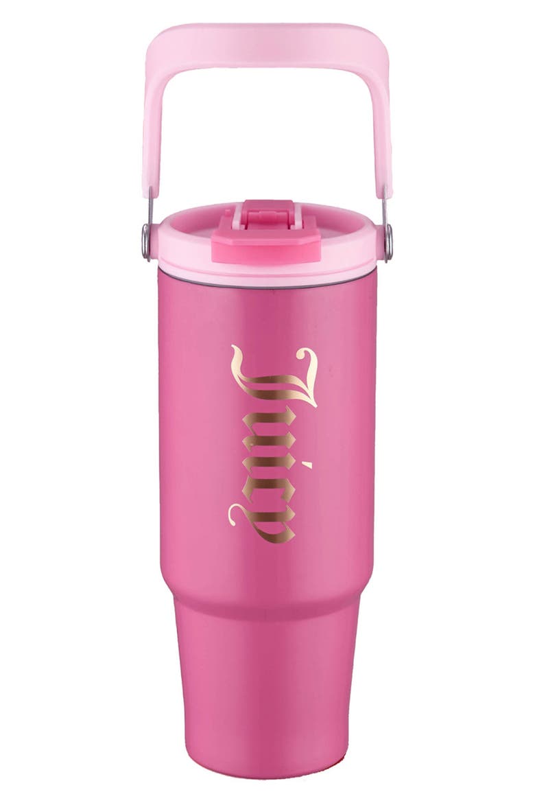 40-Ounce Stainless Steel Flip Fusion Water Tumbler, Main, color, HOT PINK