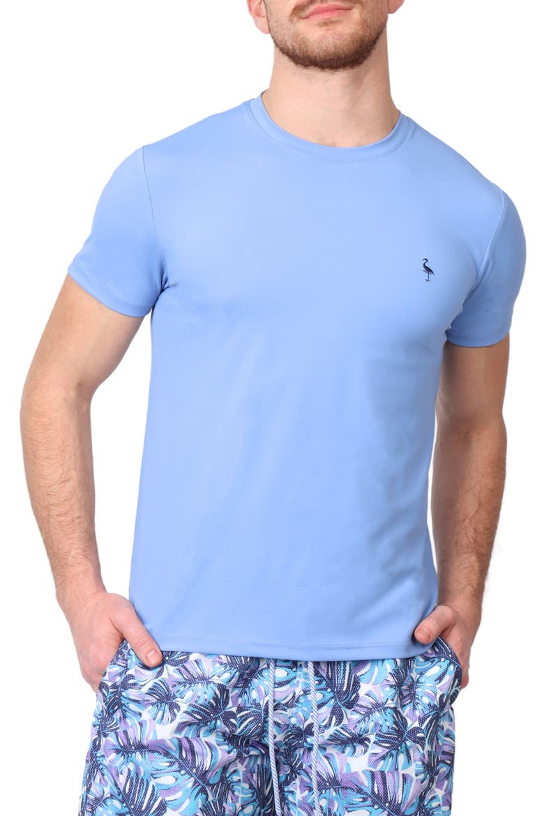 Short Sleeve Rashguard, Main, color, PERI BLUE