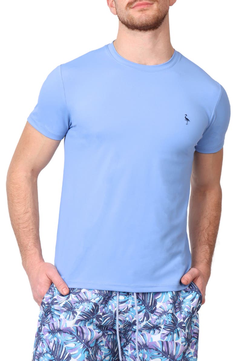 TailorByrd Short Sleeve Rashguard, Main, color, Peri Blue