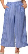 Kiyonna Eva Wide Leg Palazzo Pants