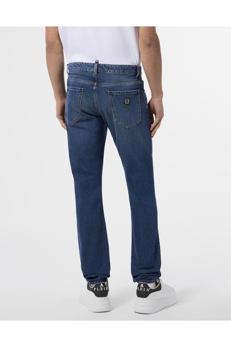 Basic Straight Cut Jeans Men, Alternate, color, arizonablue