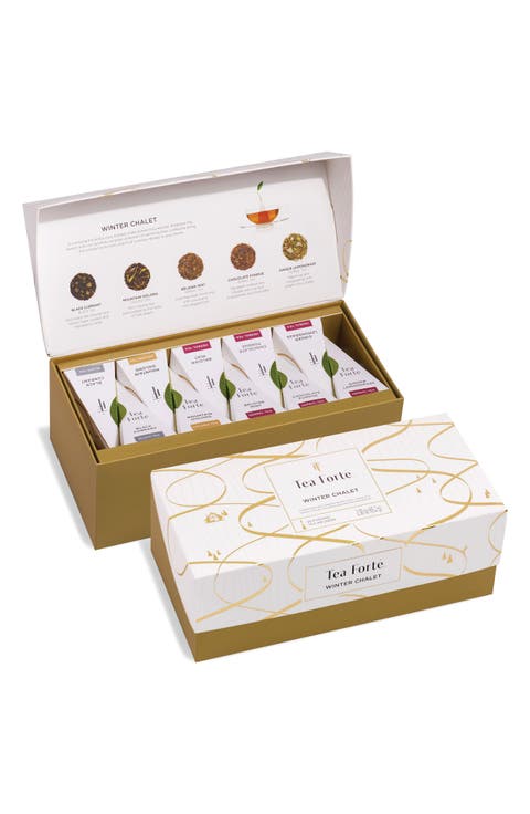 Winter Chalet Tea Presentation Box