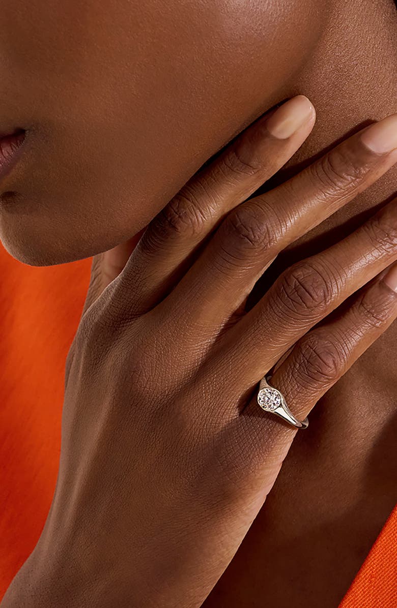 John Hardy Lovestruck<sup>™</sup> Lab Grown Diamond Ring, Alternate, color, Silver