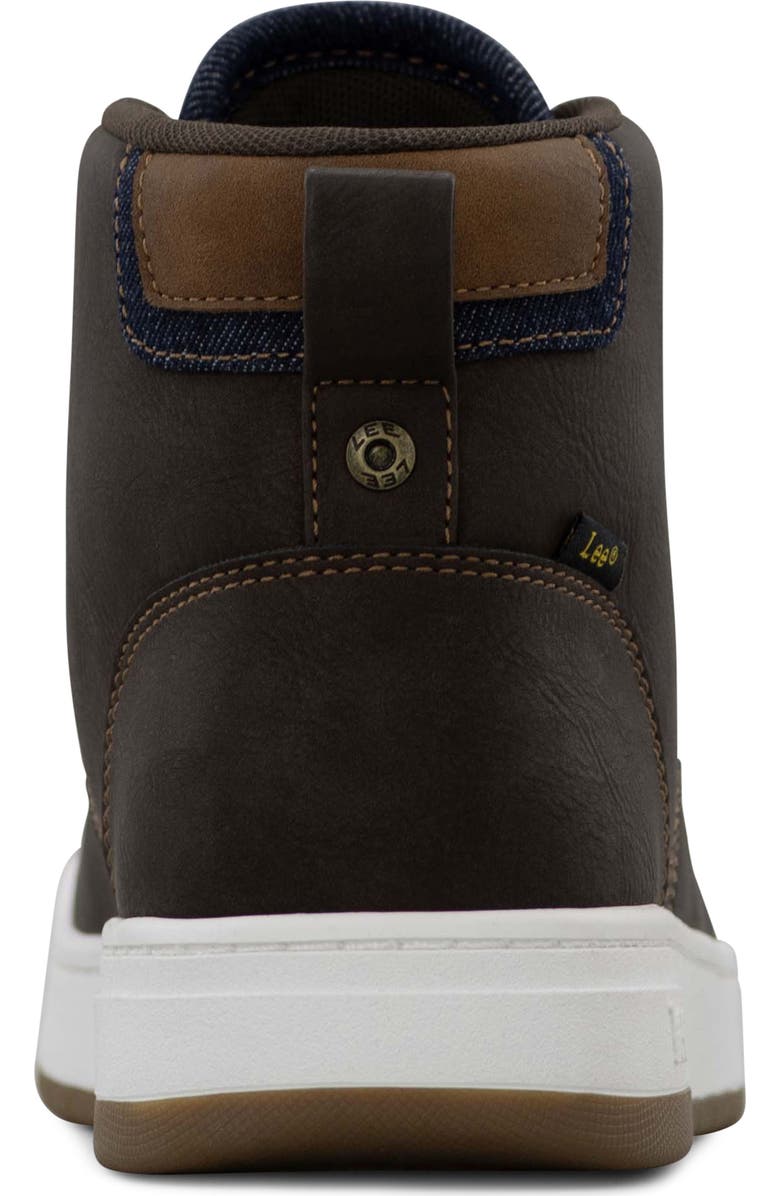 Lee Spencer High Top Sneaker, Alternate, color, Black Coffee/ Navy Denim/ Tan