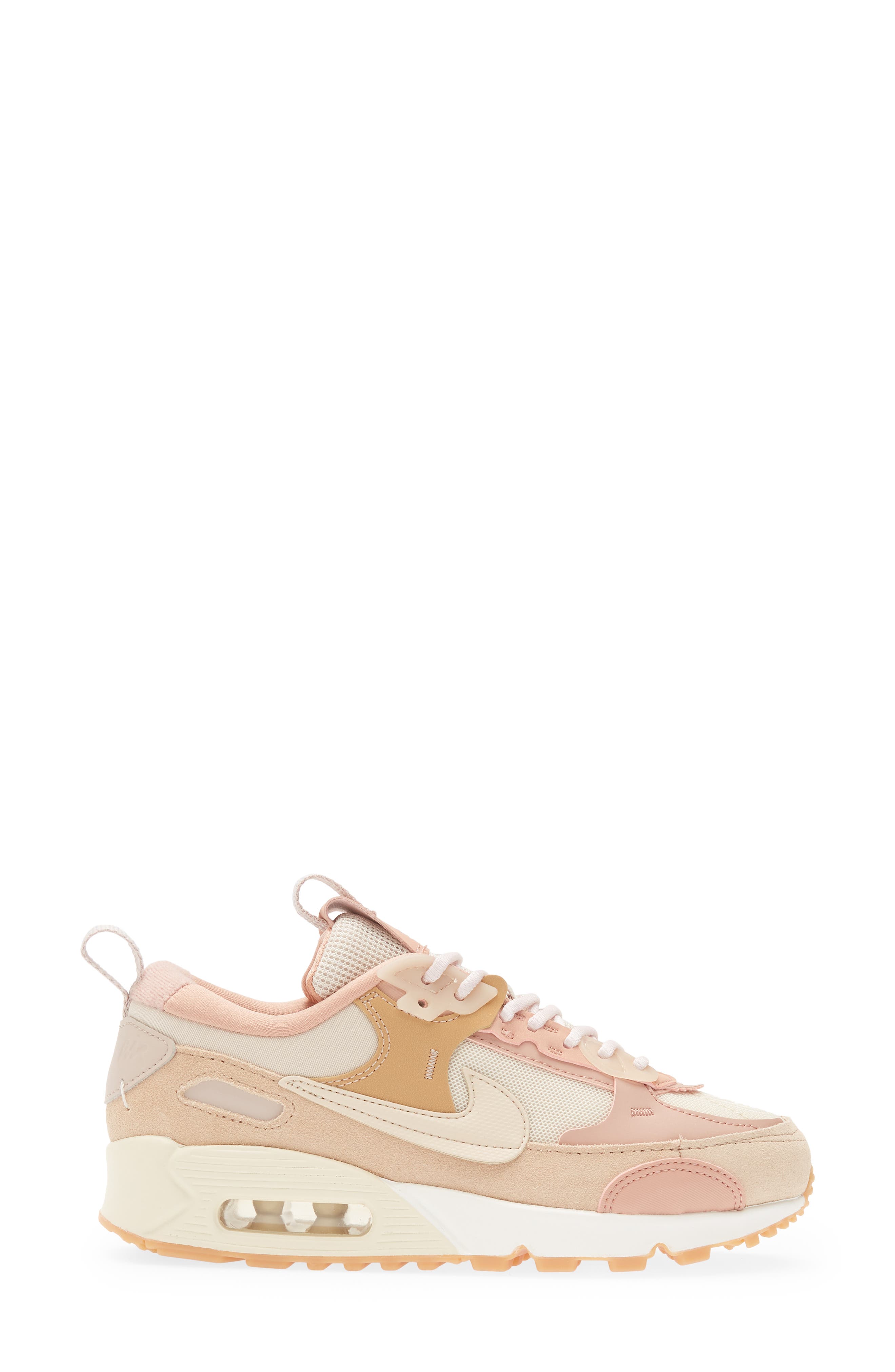Air Max 90 Futura Sneaker, Alternate, color, SAND DRIFT/ HEMP ROSE WHISPER