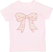 Sweet Wink Ditsy Floral Bow Patch Short Sleeve T-Shirt