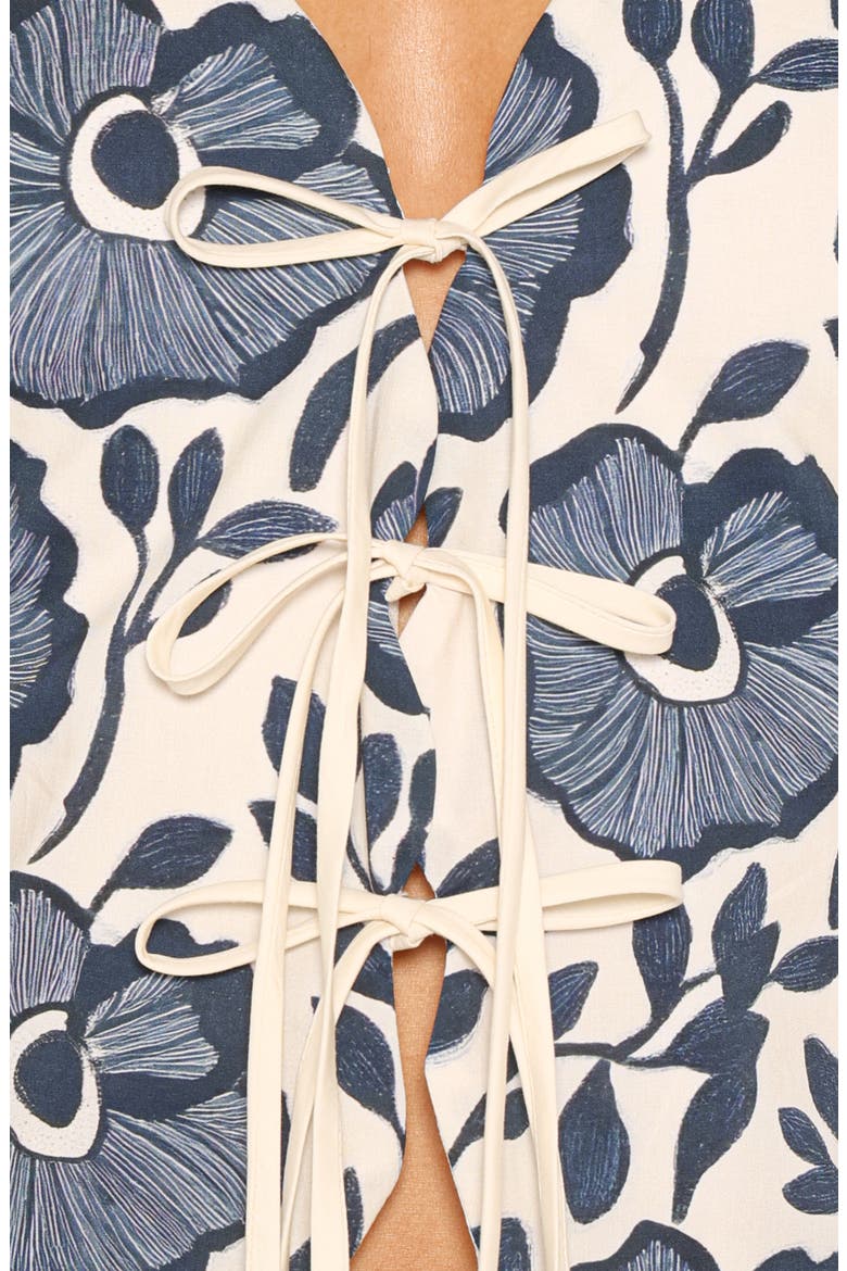 Jensen Scallop Hem Top, Alternate, color, BLUE FLORAL