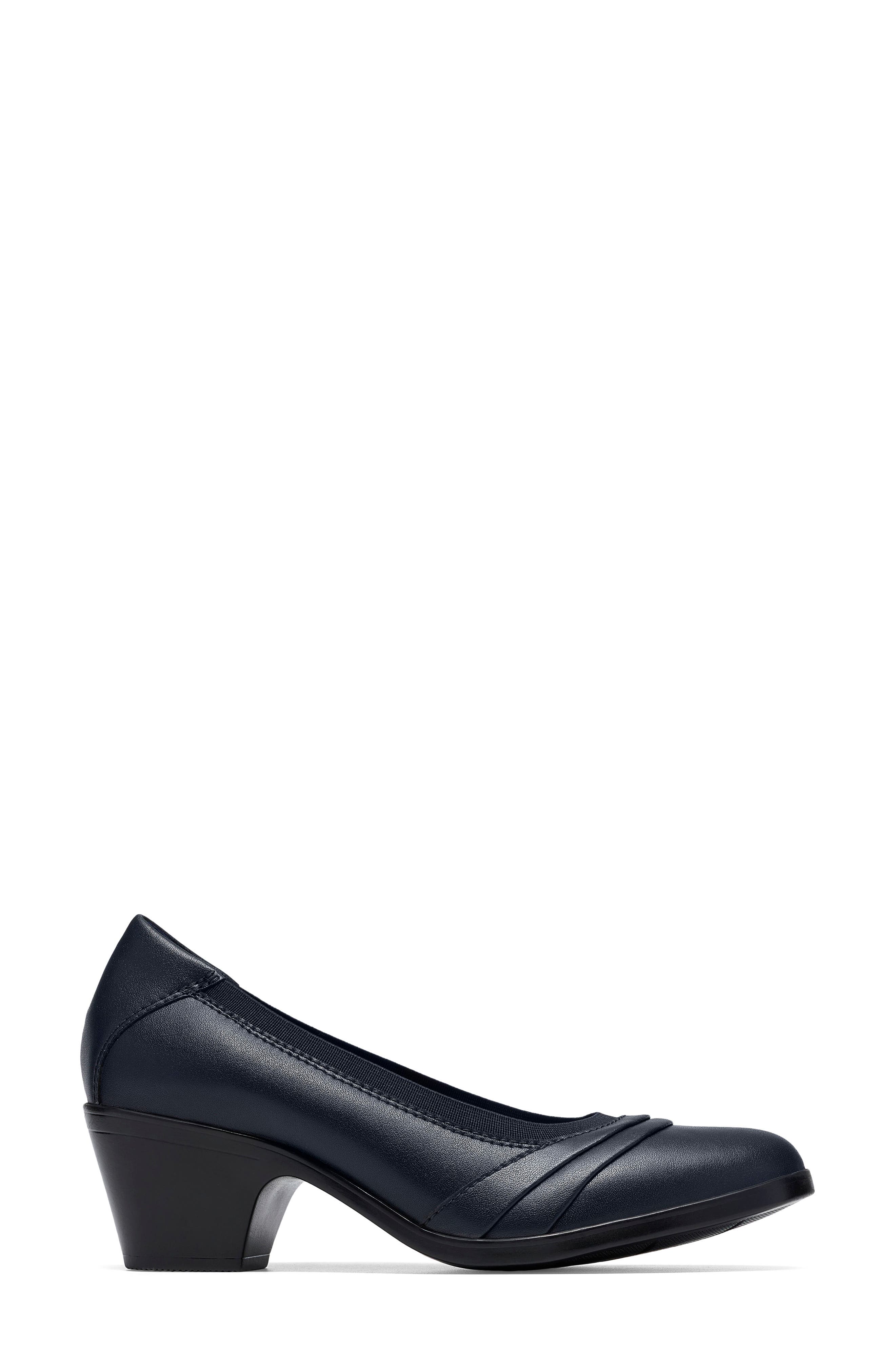Emily 2 Gracie Pump, Alternate, color, NAVY LEATHER