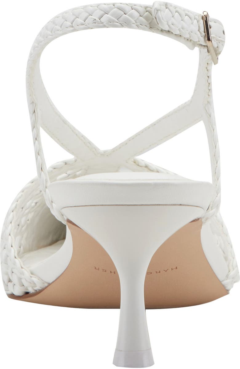 Marc Fisher LTD Reagan Slingback Pump, Alternate, color, White