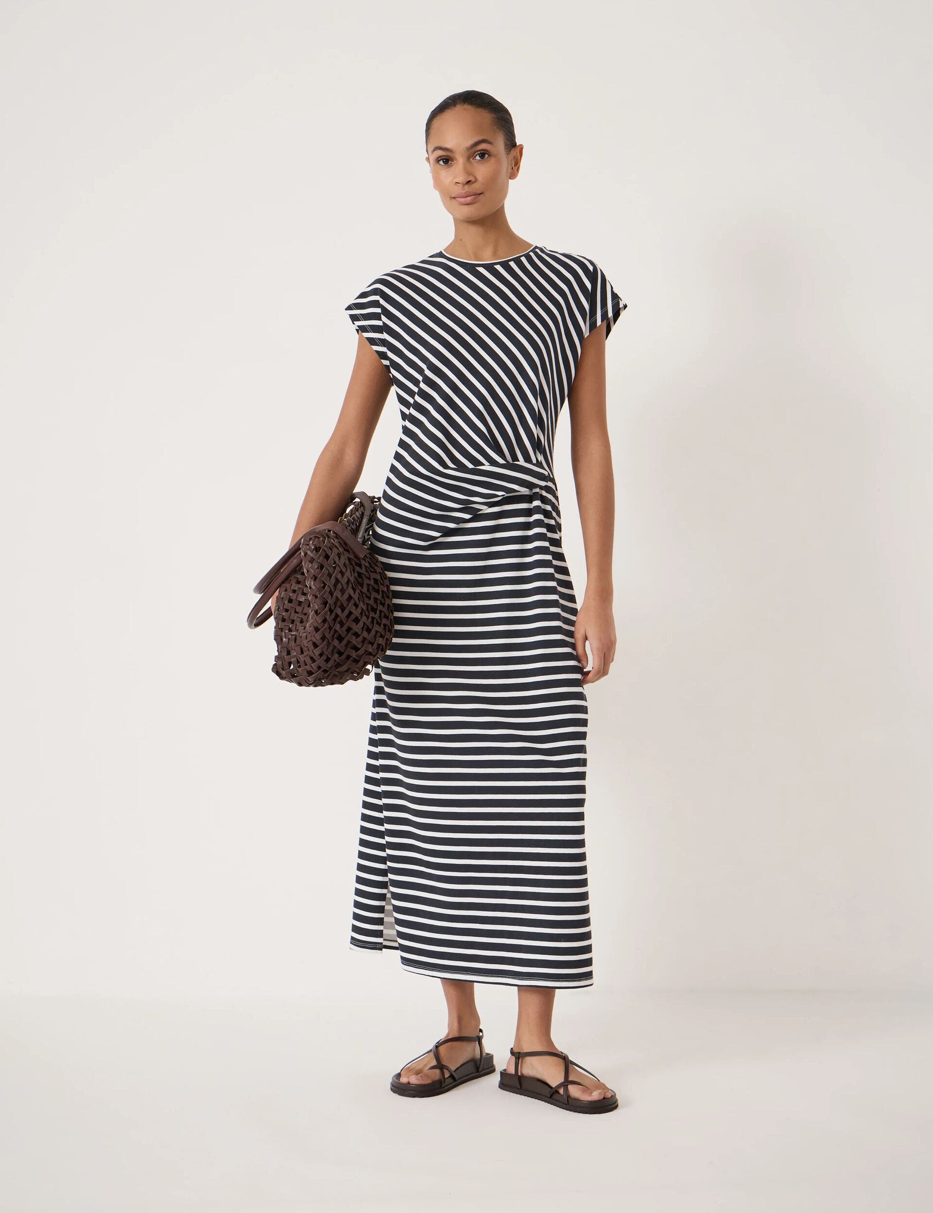 selected Stripe Navy