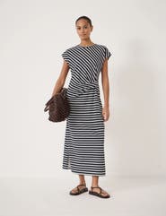 Hush Athena Twist Detail Jersey Dress