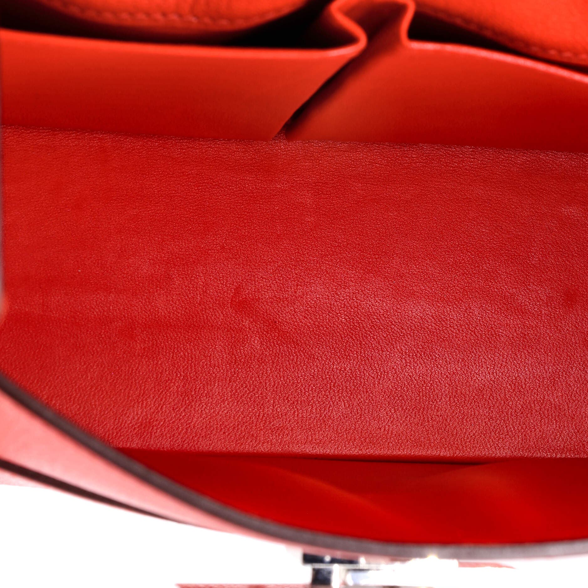 Pre-Owned Hermes Cinhetic Top Handle Bag Chevre Mysore, Alternate, color, 