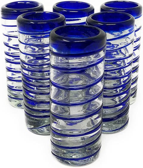 Spiral Tequila Shot Glasses - Set of 6