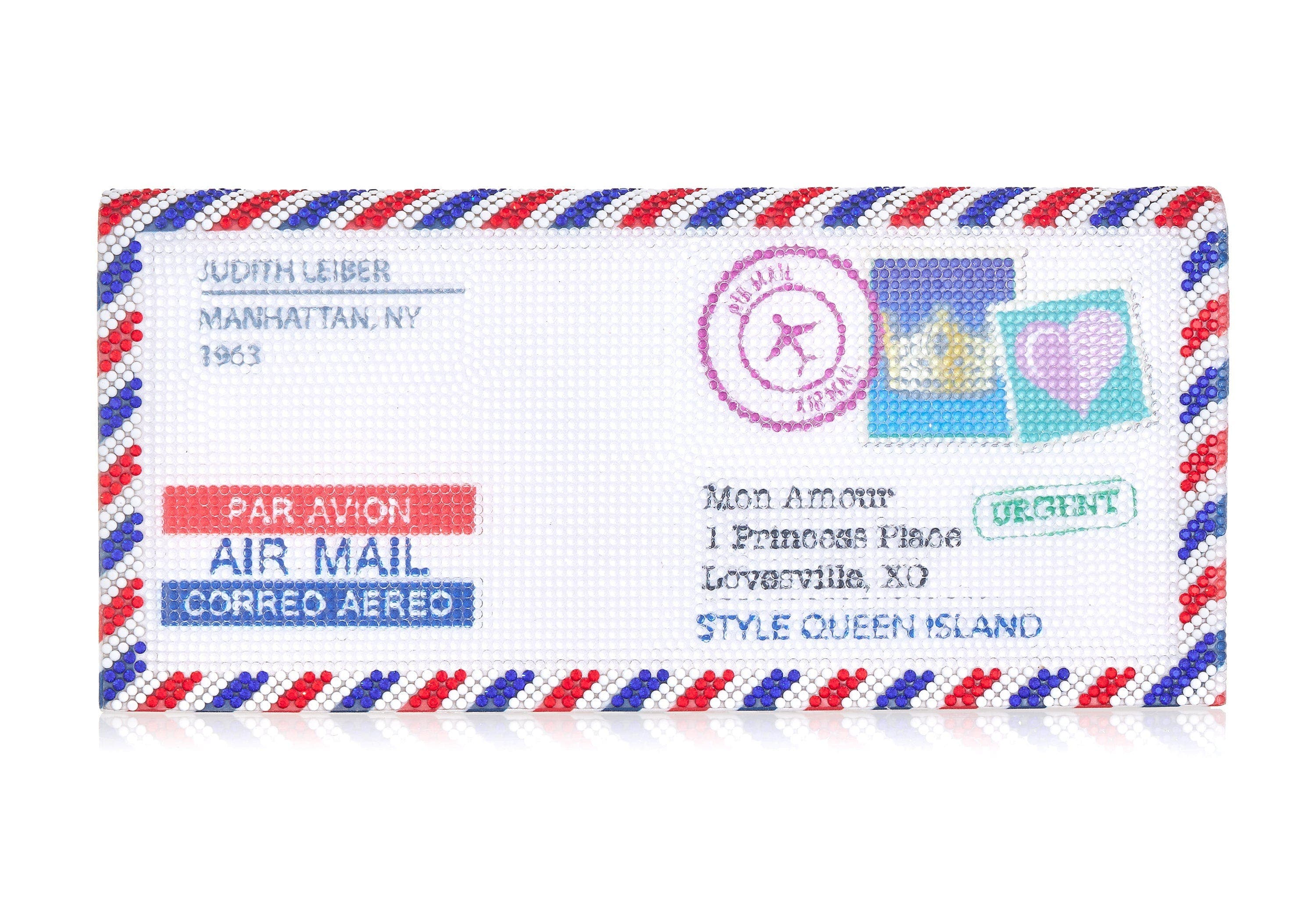 Envelope Clutch, Main, color, Silver Transparent Multi