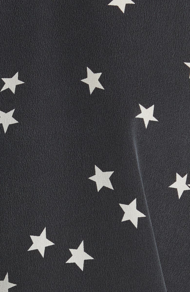 Equipment 'Starry Night' Silk Shirt, Alternate, color, Black