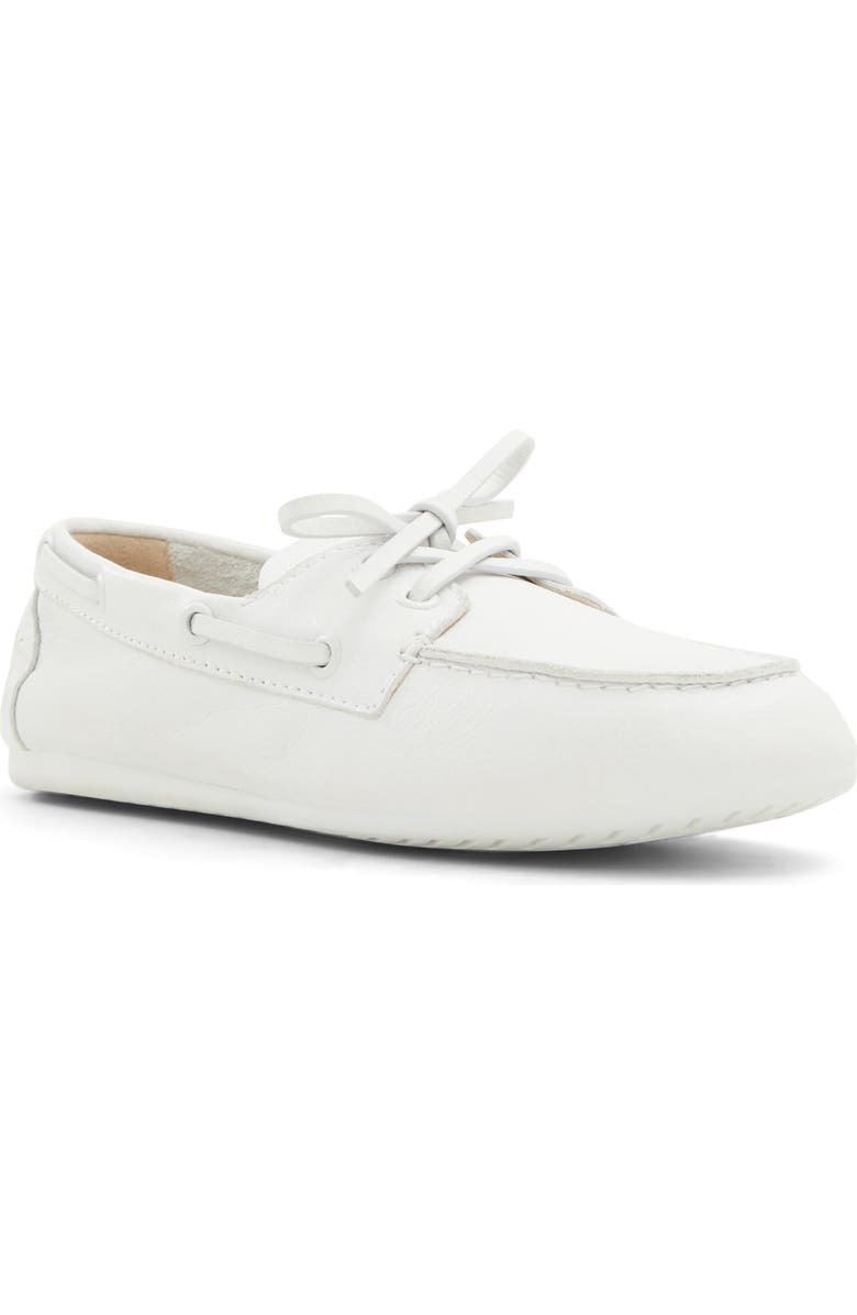 ALDO Sail Boat Shoe, Main, color, White/ Bone