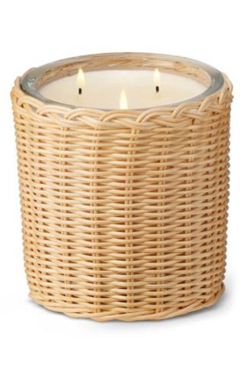 Aerin Tulia Wicker Uzès Tuberose Candle, Alternate, color,