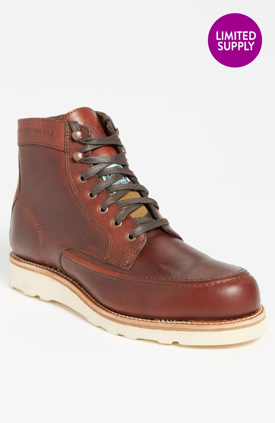 Wolverine '1000 Mile - Emerson' Moc Toe Boot, Main, color, 