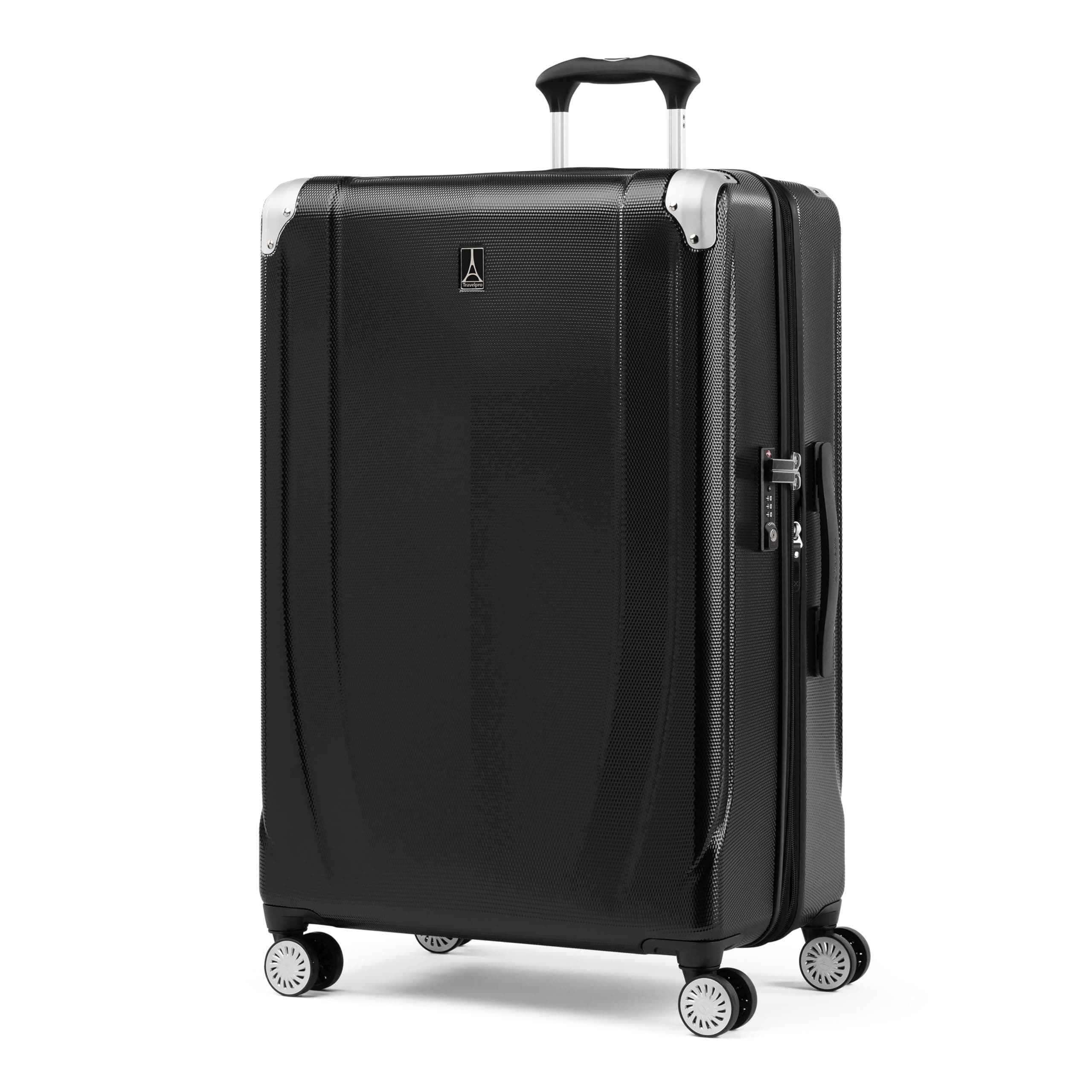TRAVELPRO Pathways 3 Hardside Expandable 28" Large Check in Spinner Luggage, Alternate, color, Black Knight