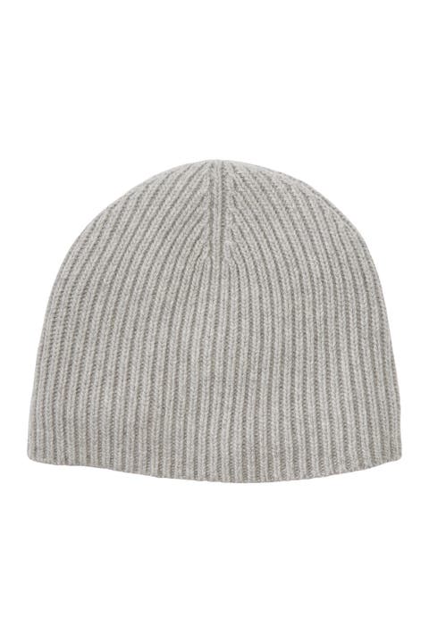 Cashmere Ribbed Beanie