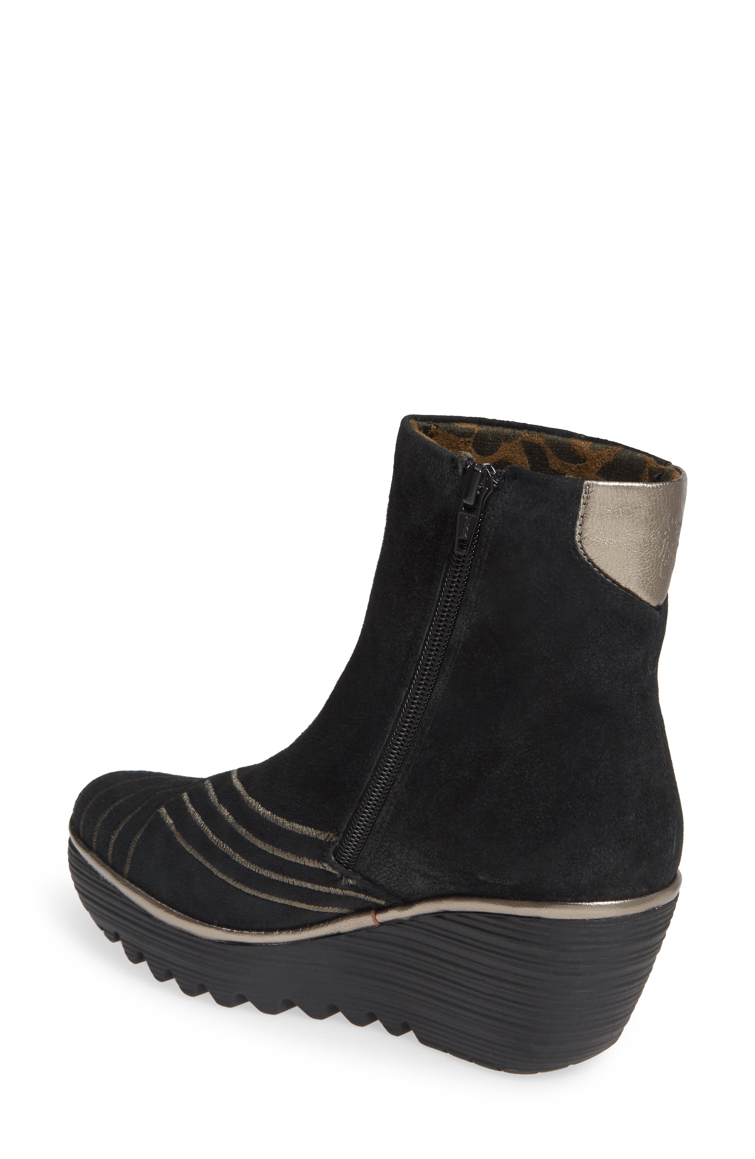Fly London Yeni Platform Wedge Bootie, Alternate, color, 