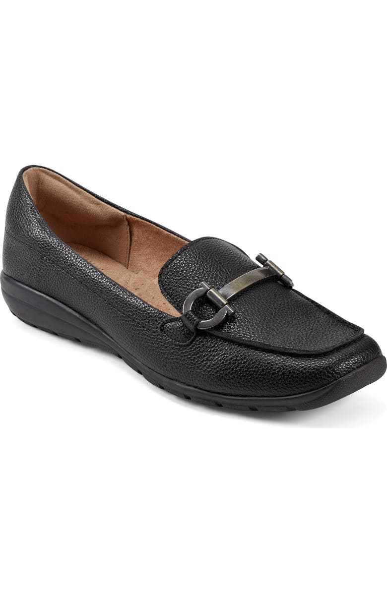 Easy Spirit Andra Bit Loafer, Main, color, Black/Black