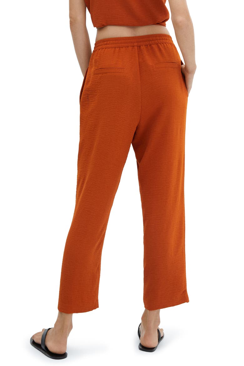 Flowy Straight Leg Pants, Alternate, color, BURNT ORANGE