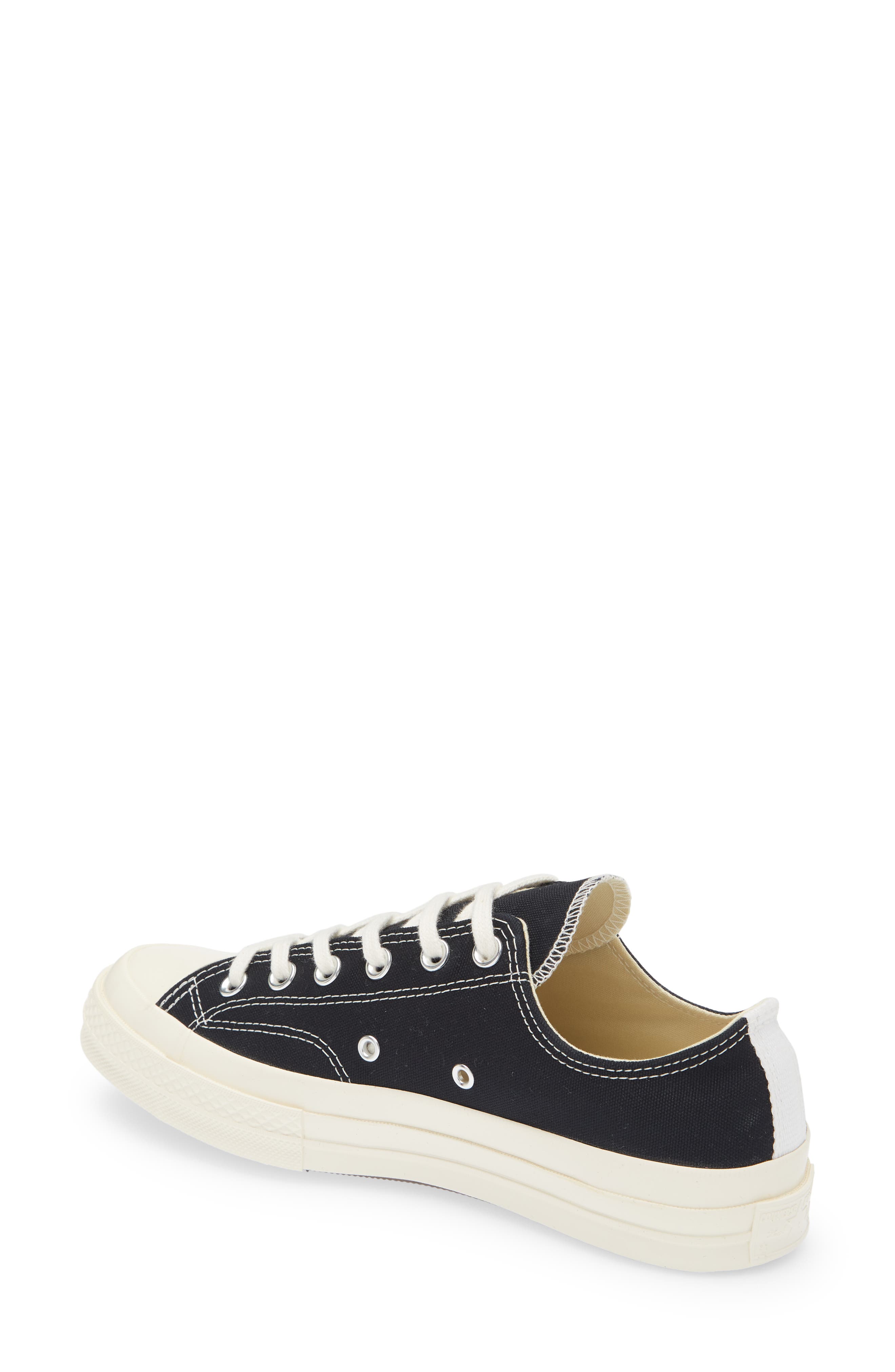 Comme des Garçons PLAY x Converse Chuck Taylor<sup>®</sup> Hidden Heart Low Top Sneaker, Alternate, color, 