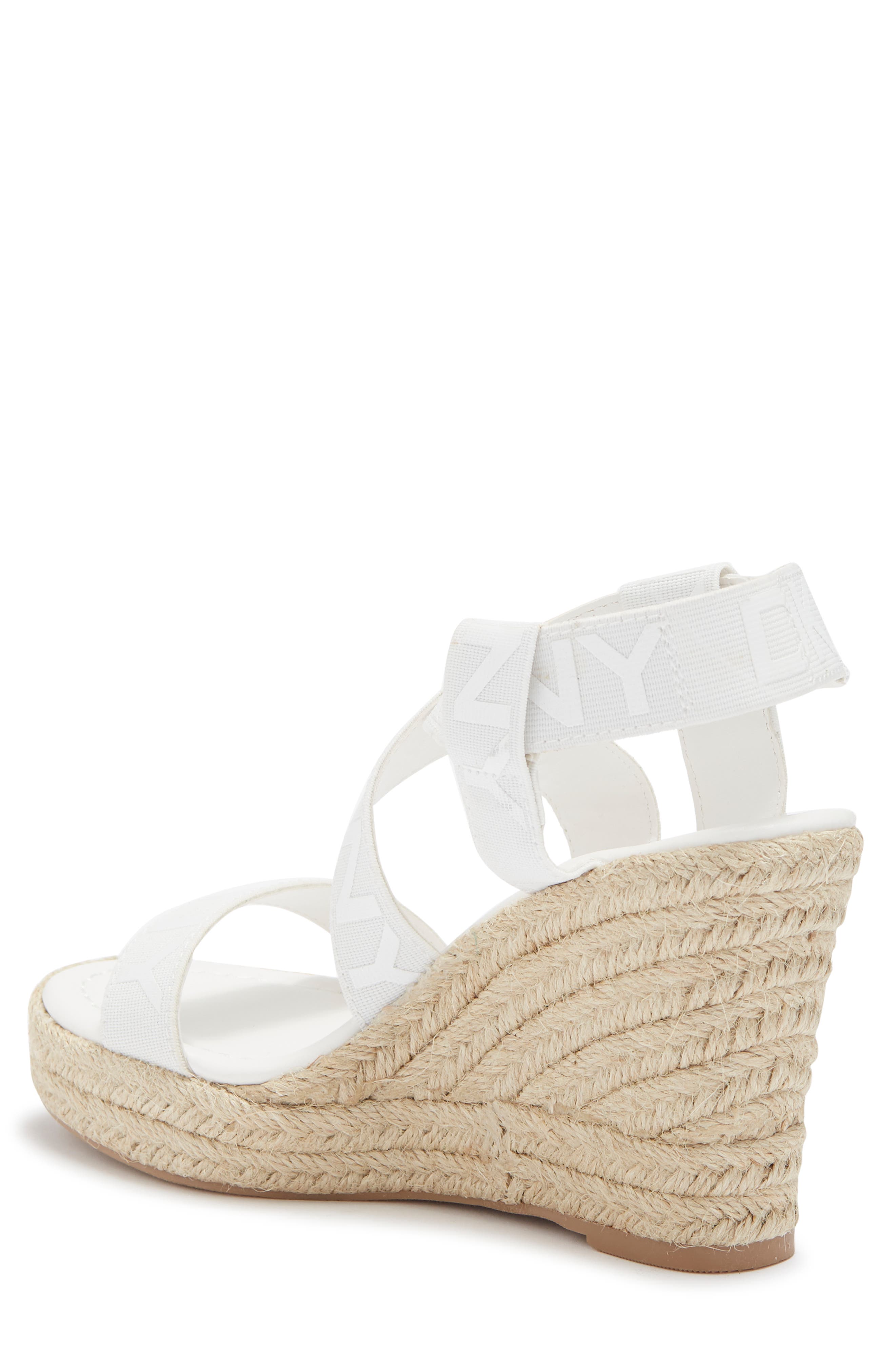 DKNY Carter Platform Wedge Sandal, Alternate, color, 