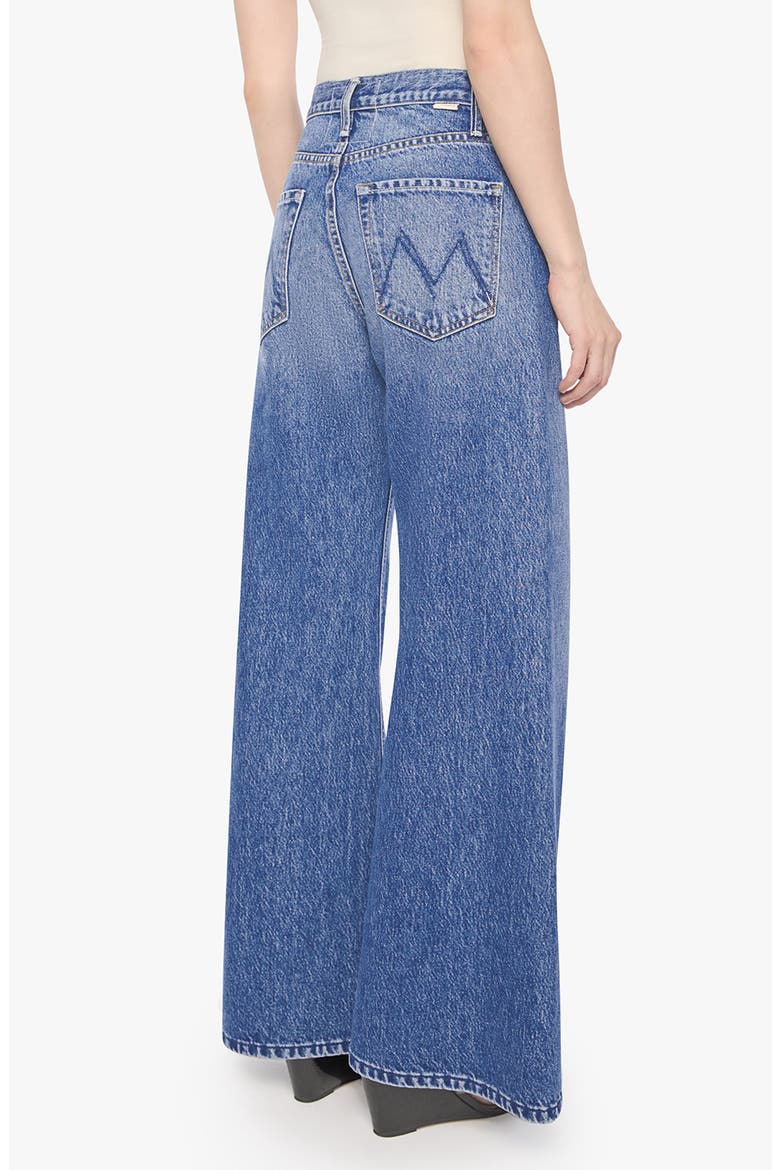 Lil Lemon Twist Sneak High Waist Wide Leg Jeans, Alternate, color, ROLLING IN THE DOUGH