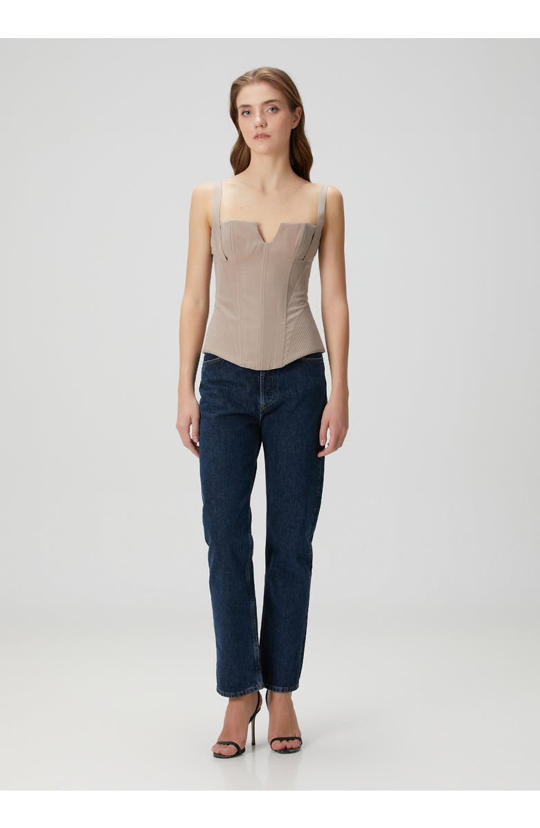 PCFG Corset Top, Alternate, color, Beige