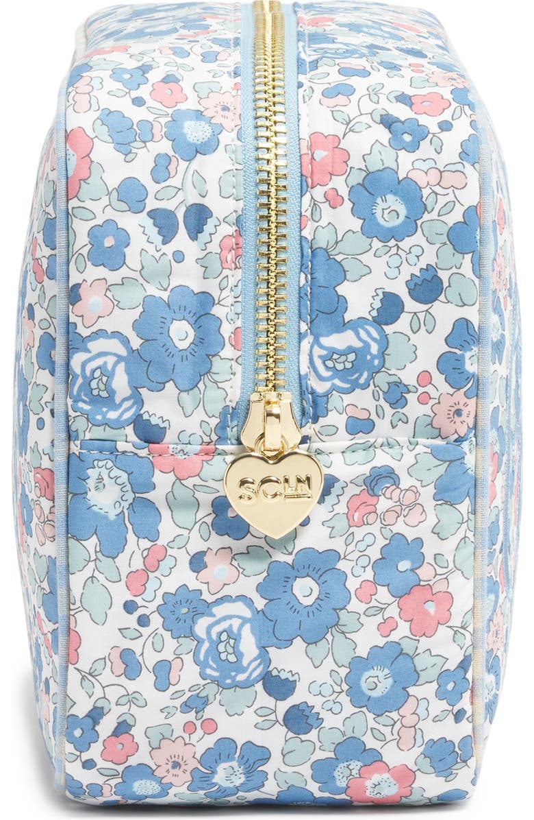 Stoney Clover Lane x Liberty Large Getaway Embroidered Pouch, Alternate, color, Betsy