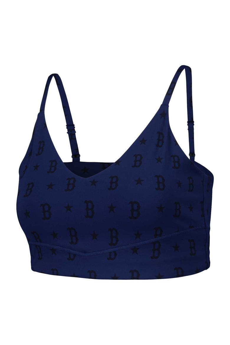 Women's Terez Navy Boston Red Sox Active Bra, Alternate, color, Navy