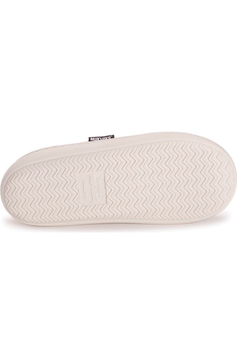 MUK LUKS Joss Faux Shearling Lined Slipper, Alternate, color, Mint Flamingo