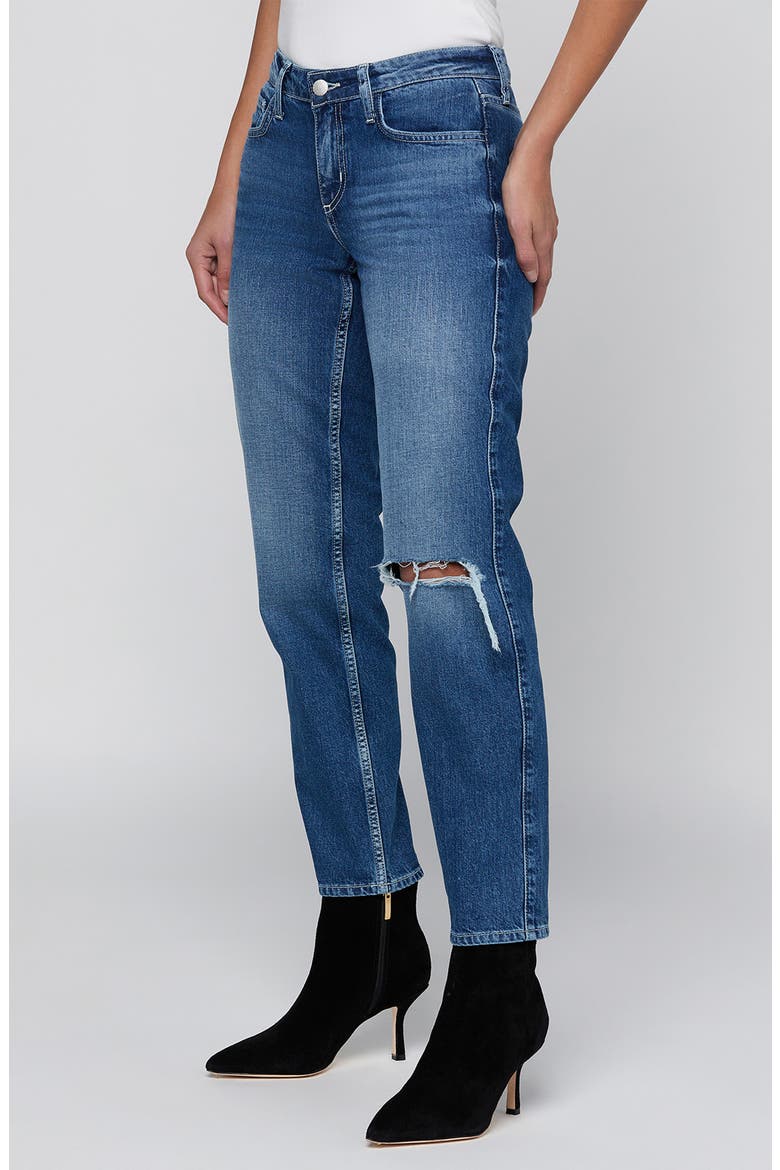Nevia Ripped Slouchy Straight Leg Jeans, Alternate, color, ATLANTIS DESTRUCT