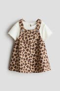 H&M 2-piece overall dress and top set