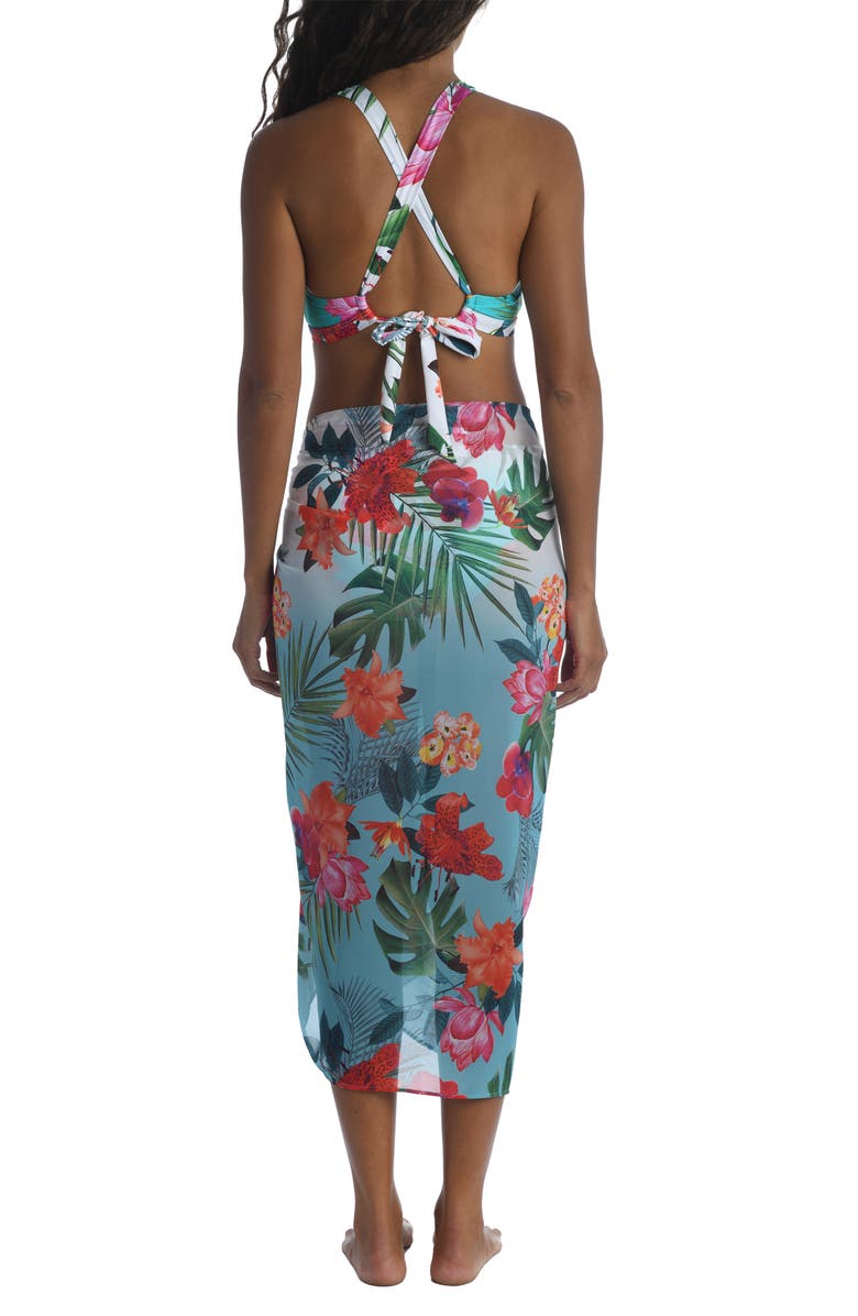 La Blanca Tropicalia Cover-Up Pareo, Alternate, color, 