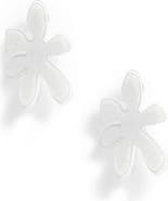 Lele Sadoughi Paper Lily Stud Earrings