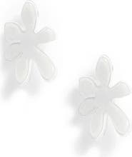 Lele Sadoughi Paper Lily Stud Earrings