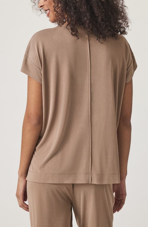Splendid Giada Sandwash T-shirt In Brown