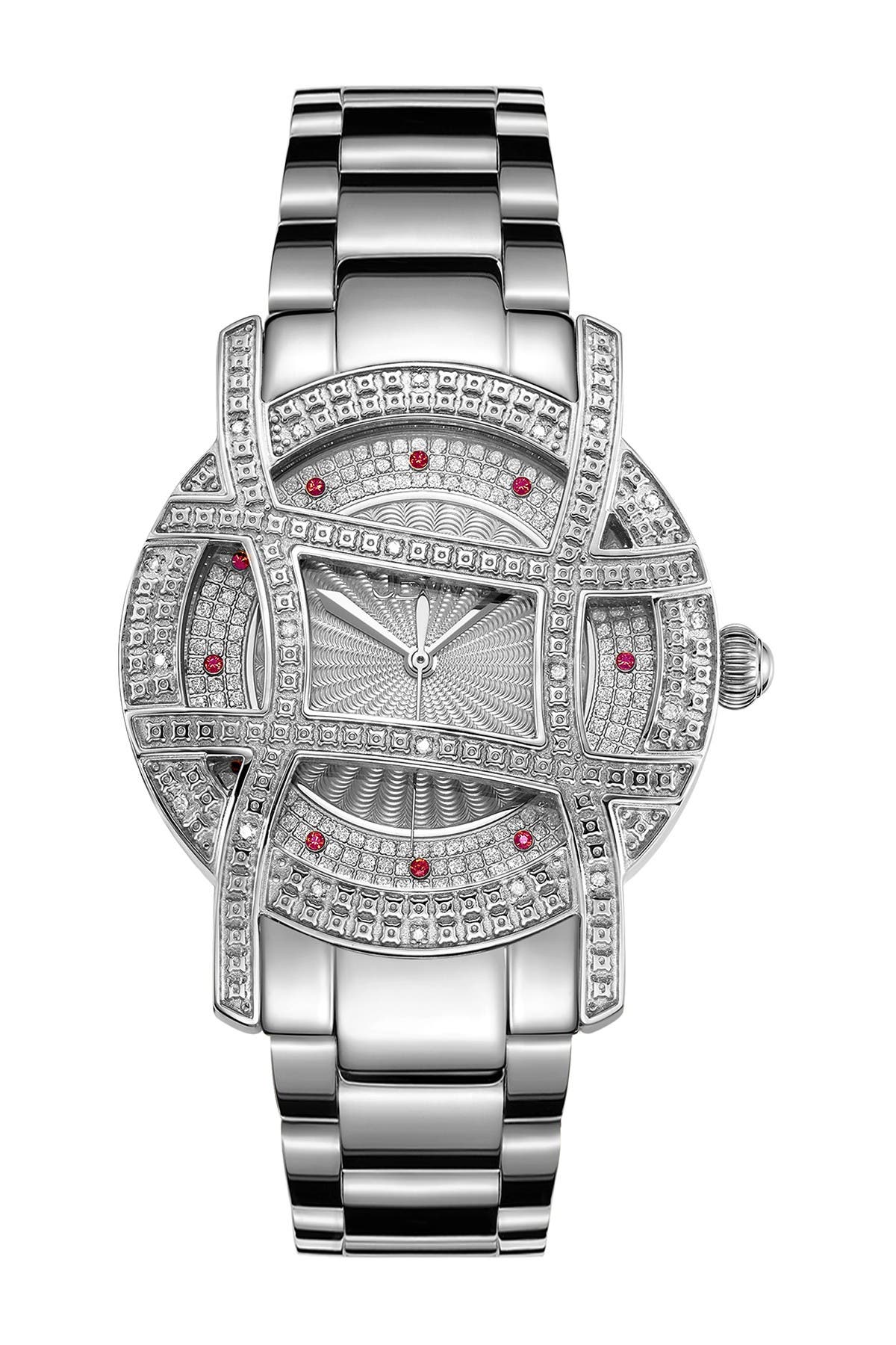 JBW Olympia 10 Year Anniversary Diamond Bracelet Watch, 38mm - 0.20 ctw